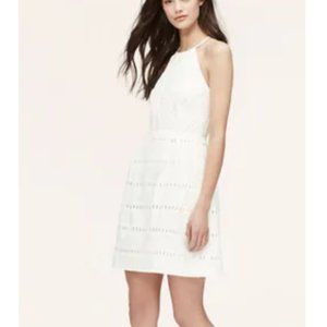 LOFT Lace Halter Dress Sz 2 EUC